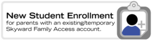 New student enrollment button